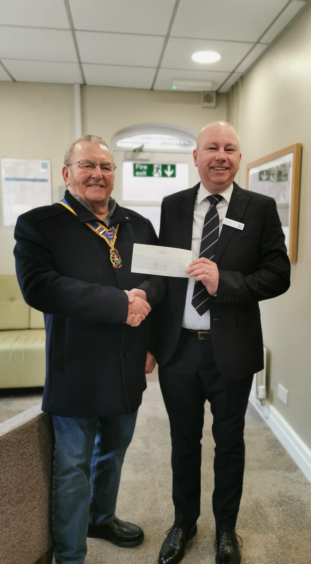 Co-op Funeral care donates to Rotary Blyth