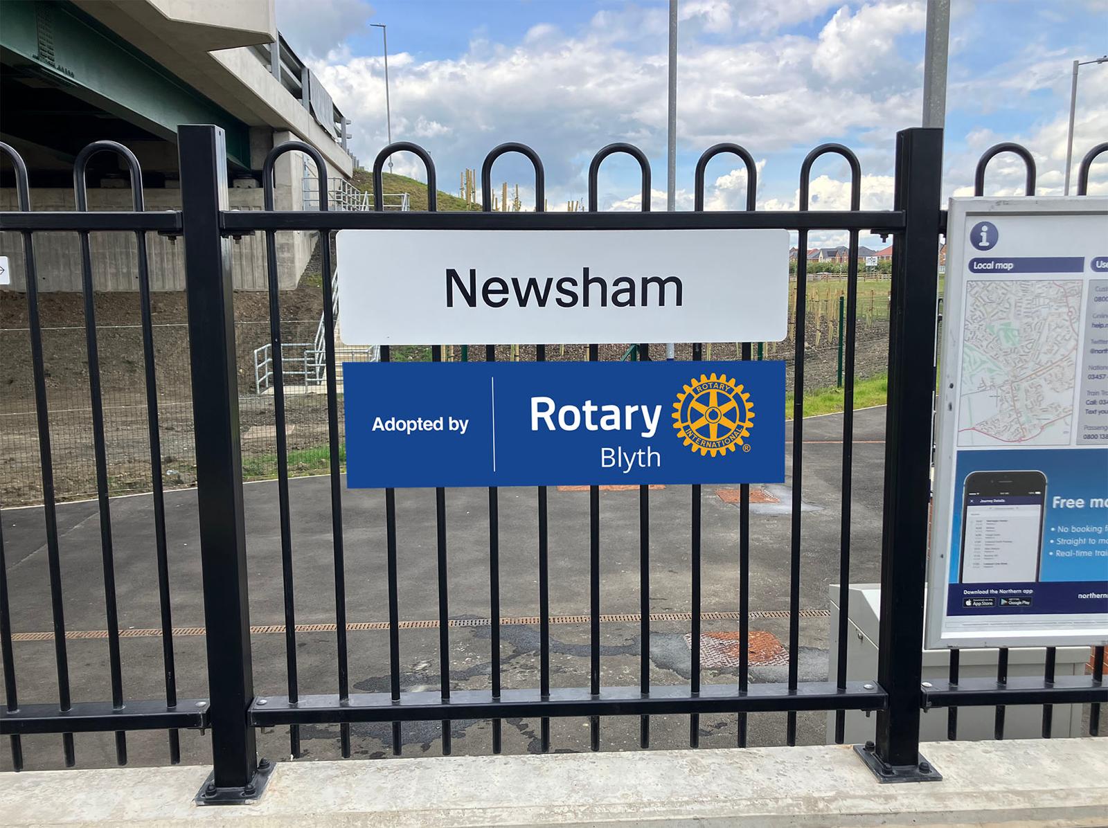 Rotary Blyth Adopts Newsham Station