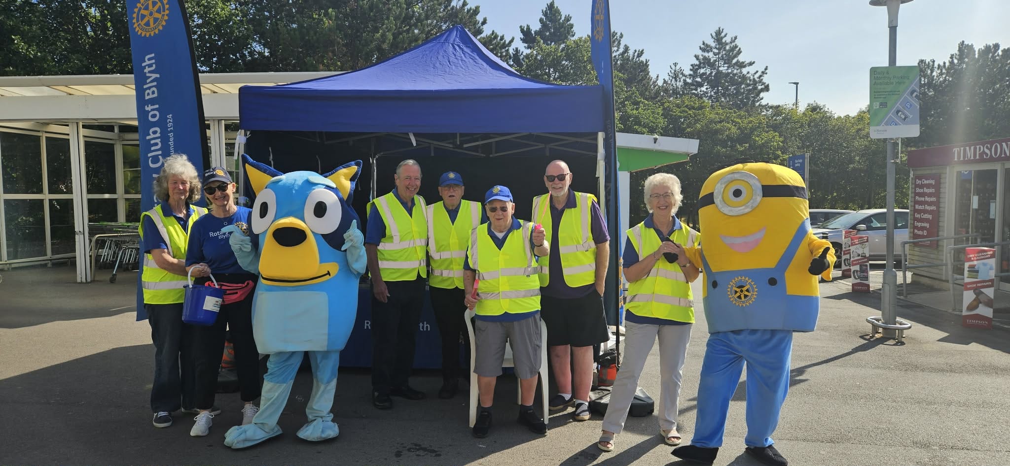 Blyth Rotary Fundraise at Asda